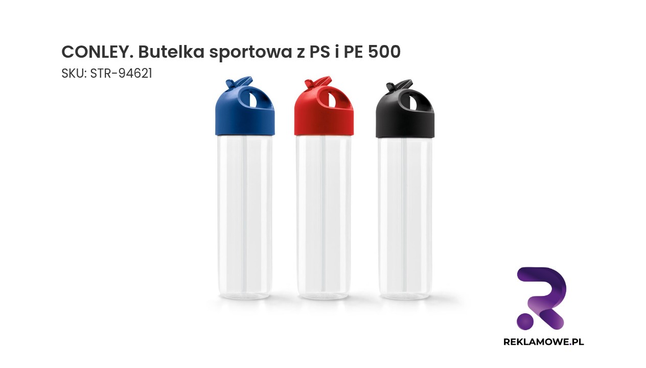 CONLEY butelka sportowa z PS i PE 500 ml