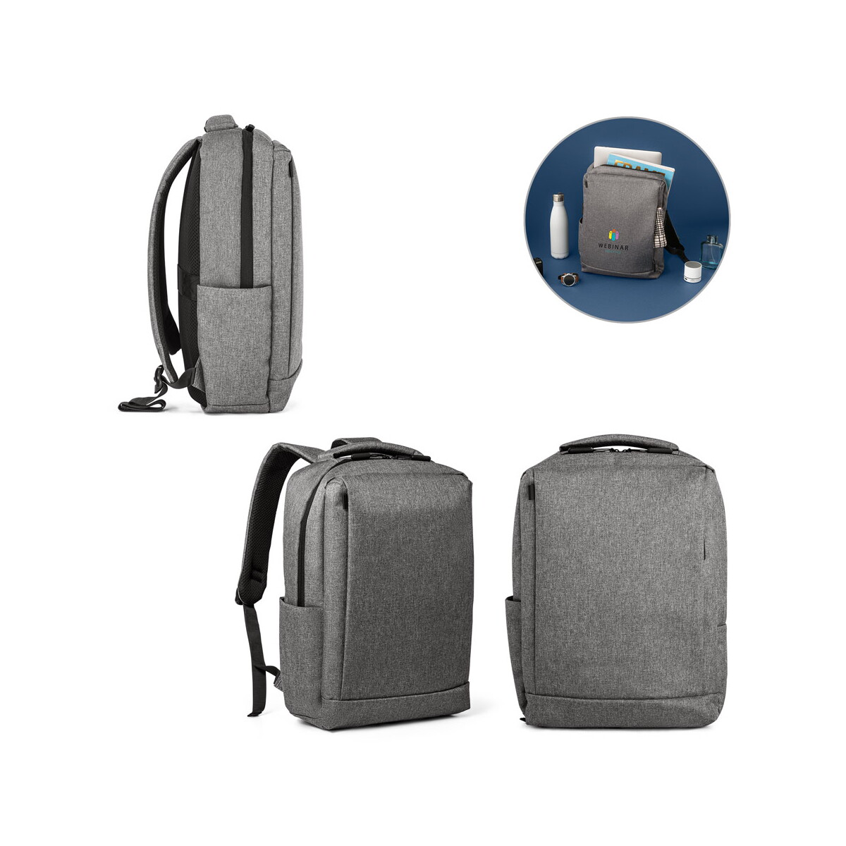 BOLOGNA. Plecak na laptopa 15.6" z materiału 300D 92999_set