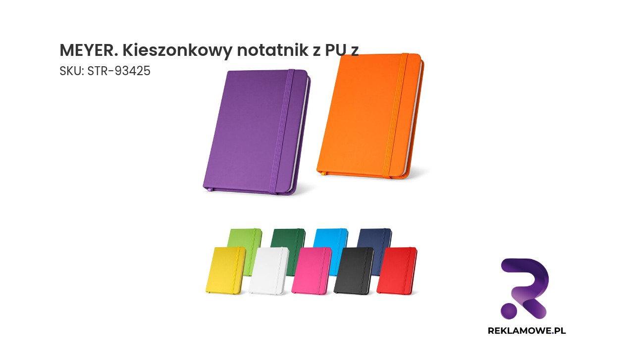 MEYER kieszonkowy notatnik z PU